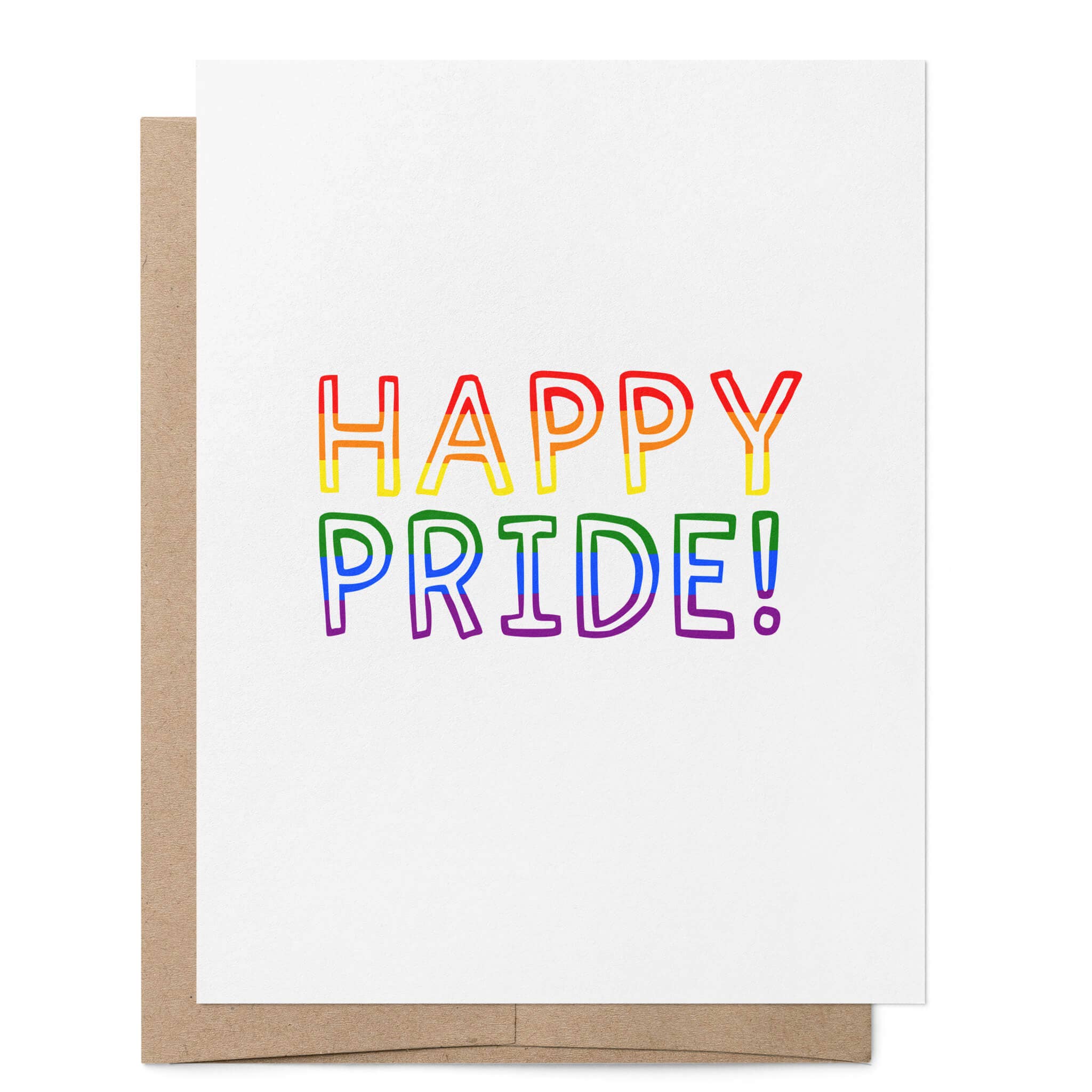 Happy Pride LGBTQ+ Grußkarte